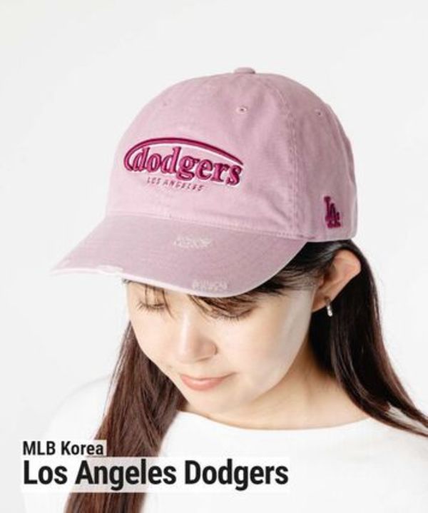 MLB Korea Vintage Demage Curve Logo 3ACPV106N キャップ