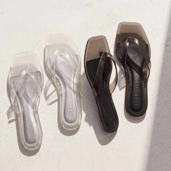 STEVE MADDEN トングサンダル TRELLA-J-XS クリア フラット