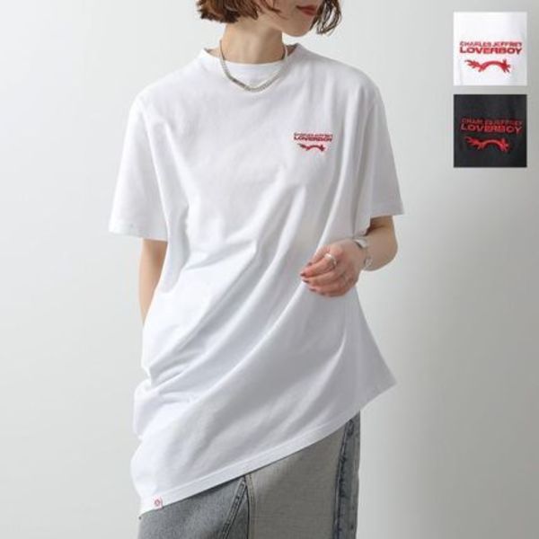 CHARLES JEFFREY LOVERBOY Tシャツ TOPSY TURVY TEE 半袖