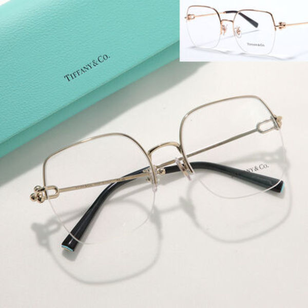 Tiffany&Co. メガネ TF1153-D スクエア型 ハーフリム