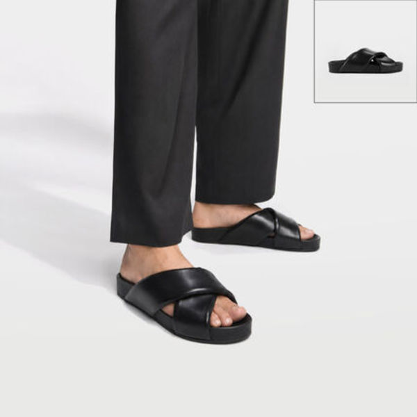 ★JIL SANDER★ クロスストラップ スライドサンダル J32WP0001