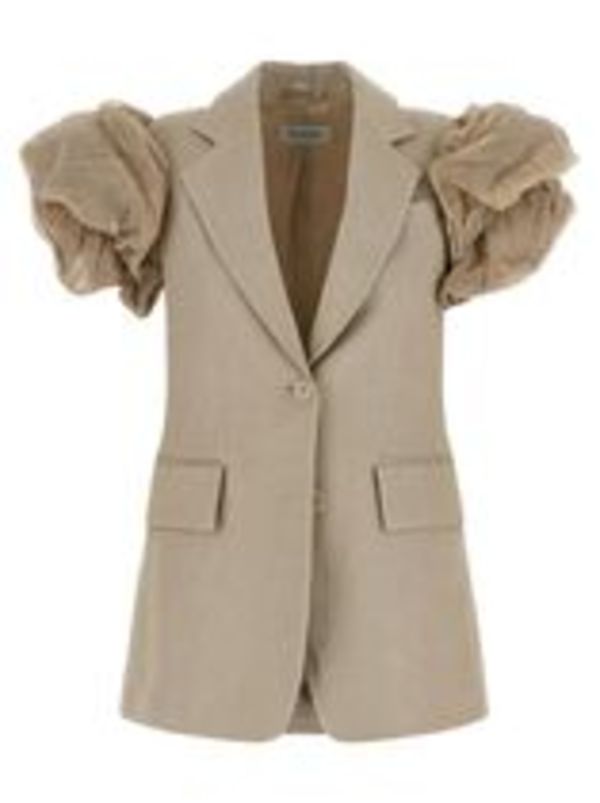 ミラノコレクション Max Mara / ABITURO リネン ジレ ジャケット