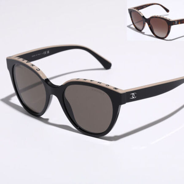 CHANEL サングラス 5414 バタフライ型 フルリム