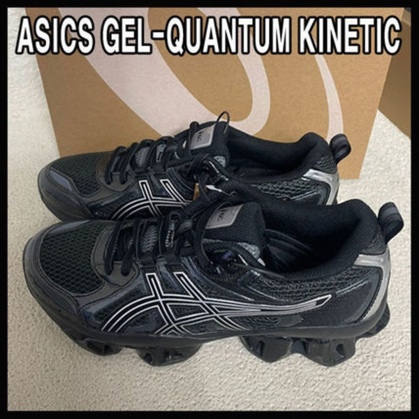 人気☆ASICS☆ GEL-QUANTUM KINETIC GRAPHITE GREY BLACK