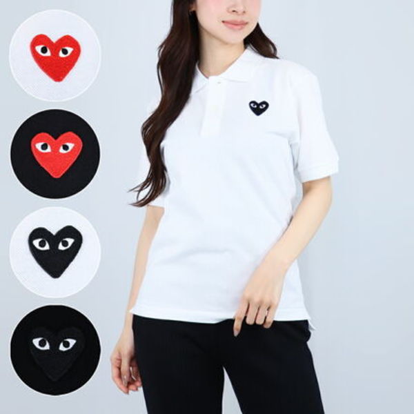 COMME DES GARCONS 半袖 ポロシャツ PLAY T006/T066