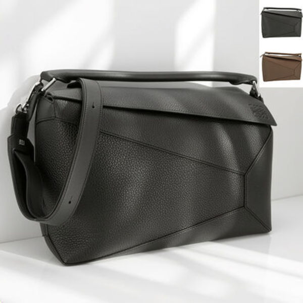 LOEWE メンズ ハンドバッグ パズルエッジ ラージ