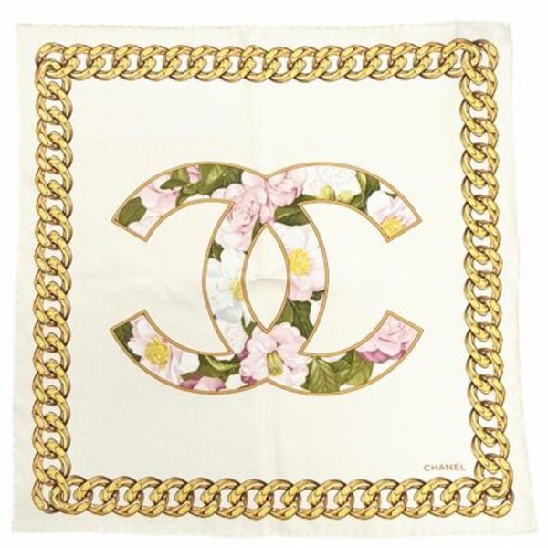 未使用品 CHANEL クルーズ コレクション ショー スカーフ シルク