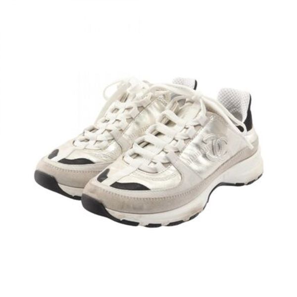 CHANEL スニーカー 靴 レザー