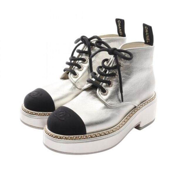 CHANEL ブーツ 靴 レザー