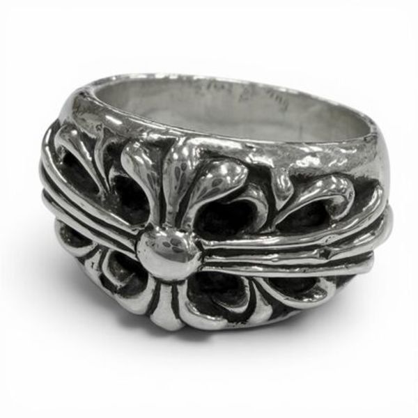 美品 CHROME HEARTS フローラルクロス リング 指輪 925