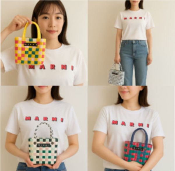 MARNI 大人気 キッズ ミニ バスケット かごバッグ 大人もOK♪