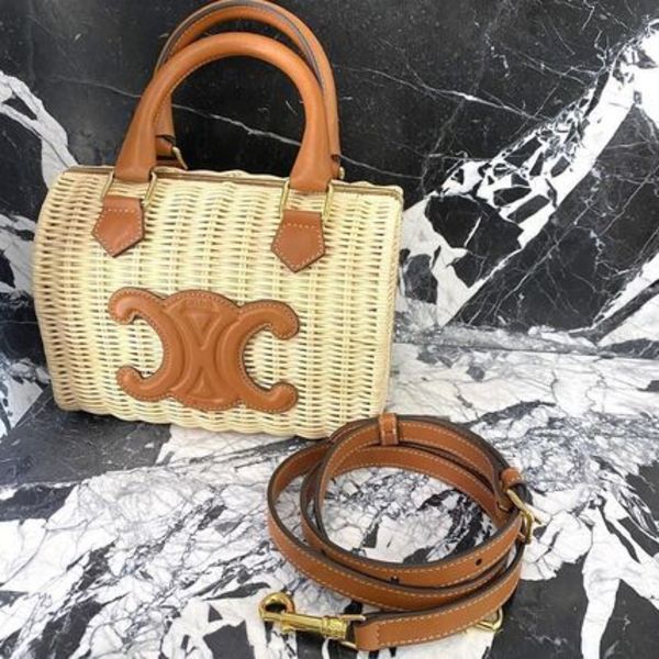 CELINE【夏の必需品!】レディース かごバッグ ロゴ