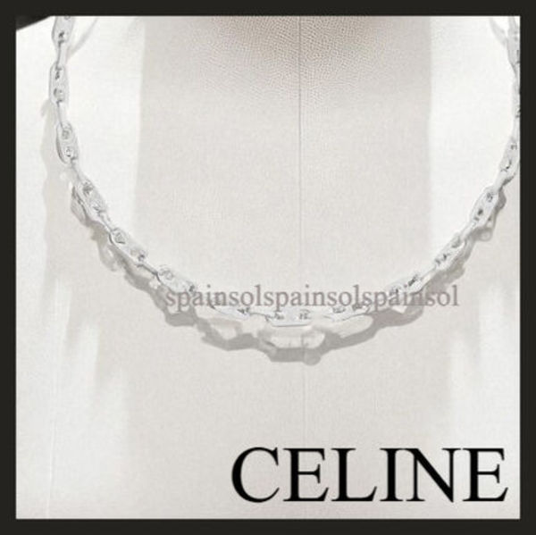 ギフトに【CELINE】トリオンフ スモール オクタゴン ネックレス