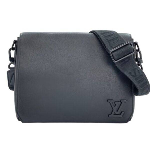 LOUIS VUITTON ショルダーバッグ レザー テイクオフ・メ...
