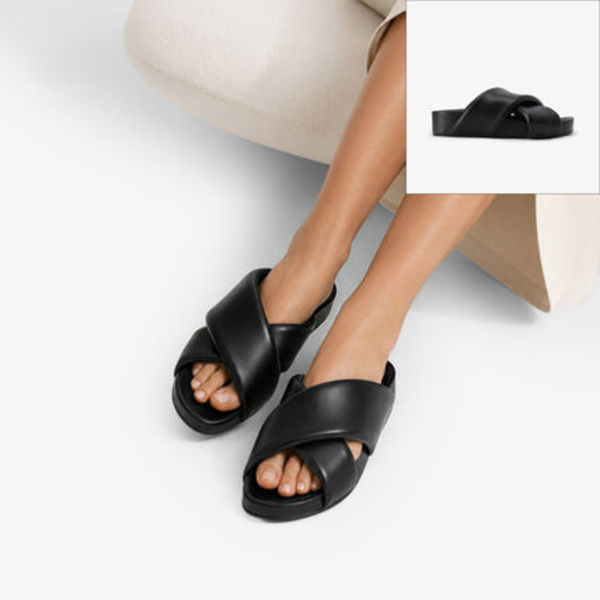 ★JIL SANDER★ クロスストラップ スライドサンダル J15WP0043