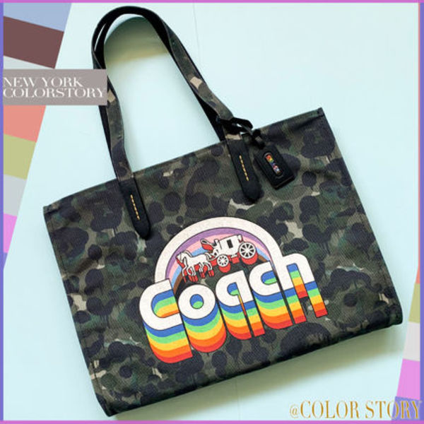 【COACHブティック】●カモフラ●日本完売!SALE!●軽量トート