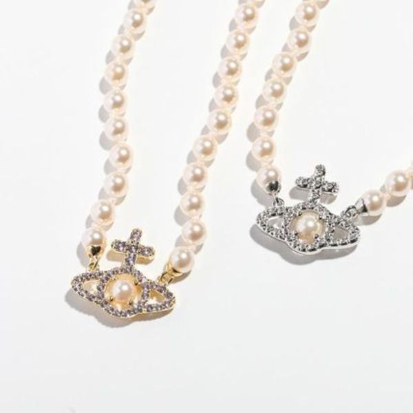 Vivienne Westwood ネックレス OLYMPIA PEARL 6301011P