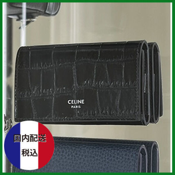 CELINE★カーフスキンキーケース ★税・送料込