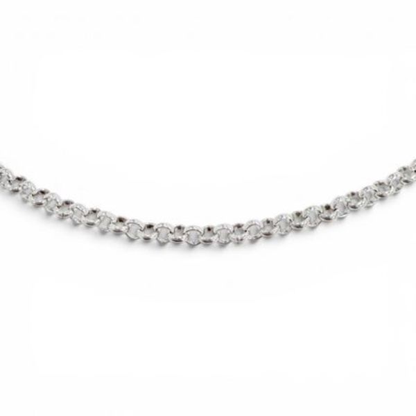 極美品 CHROME HEARTS ロールチェーン ネックレス 18インチ 925