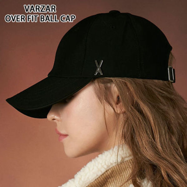VARZAR シルバースタッドオーバーフィットボールキャップ