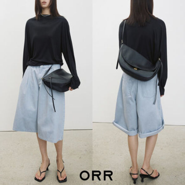 ORR 26SS faded denim shorts