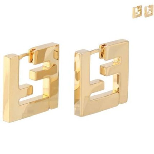 FENDI ピアス FFロゴ スクエア