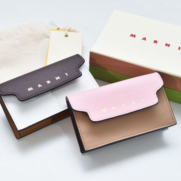 【国内発送】MARNI TRUNK  レザー カードケース PFMOT05U マルニ