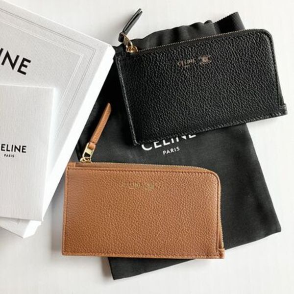 【CELINE】国内発送/関税なし ジップ付きロングカードホルダー