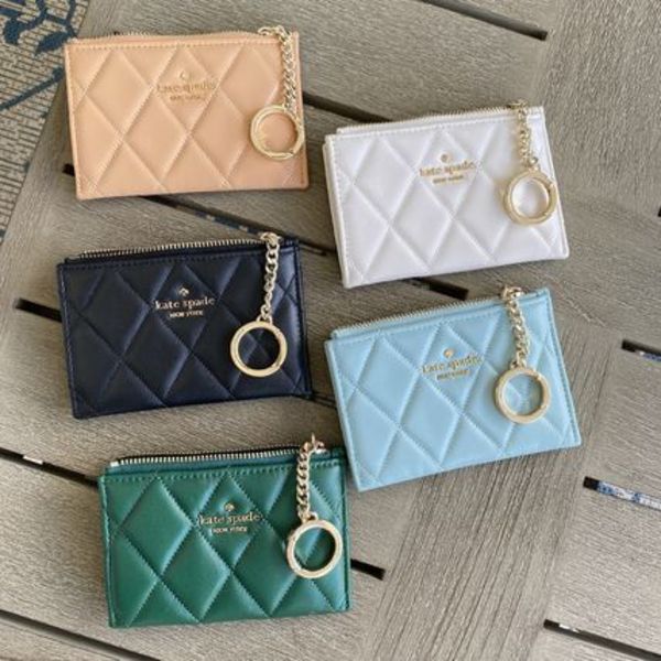 Kate Spade Carey Small Card Holder キルティング カード入れ
