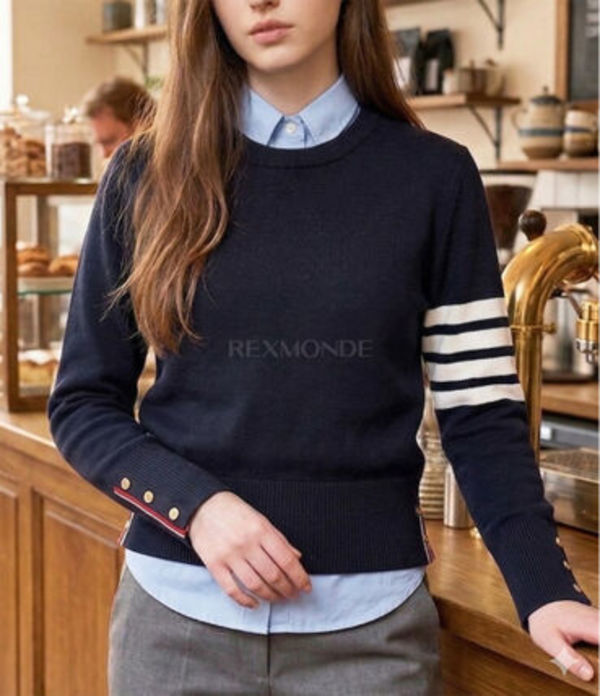 Thom Browne|ROUND NECK KNITS (FKA239A 00219 415)