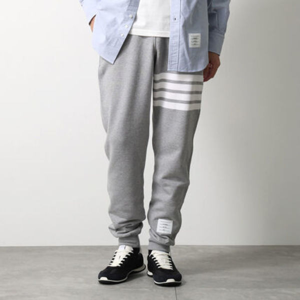 THOM BROWNE スウェットパンツ MJQ008H-00535 4BARストライプ