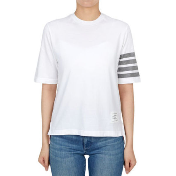 THOM BROWNE レディース 半袖Tシャツ FJS102G 07862 100