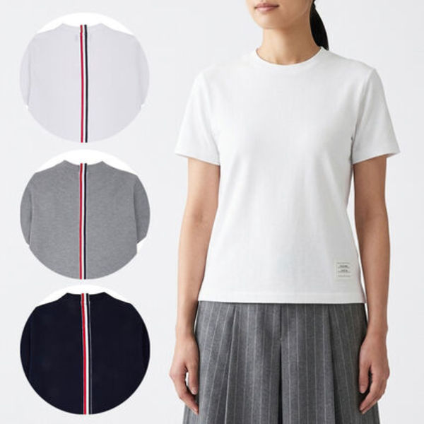 関税込☆THOM BROWNE クラシック ピケ ストライプ Tシャツ