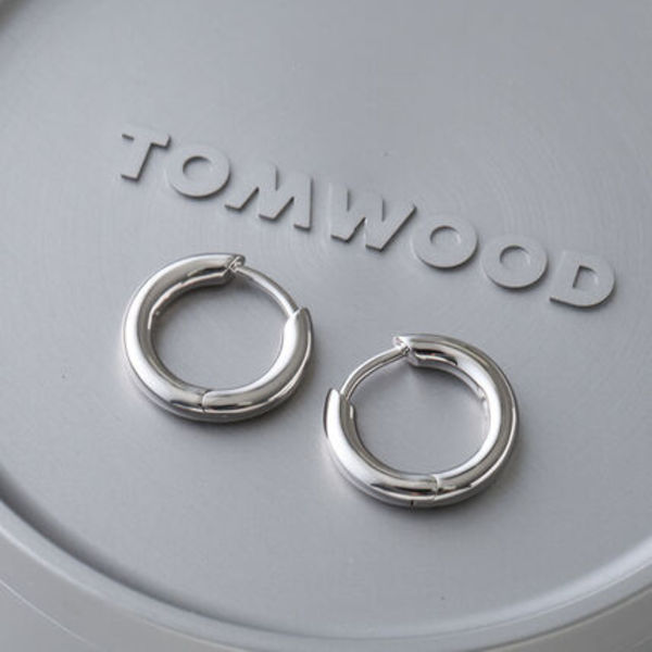 TOMWOOD ピアス E39LSNA 01 Classic Hoop Small シルバー925