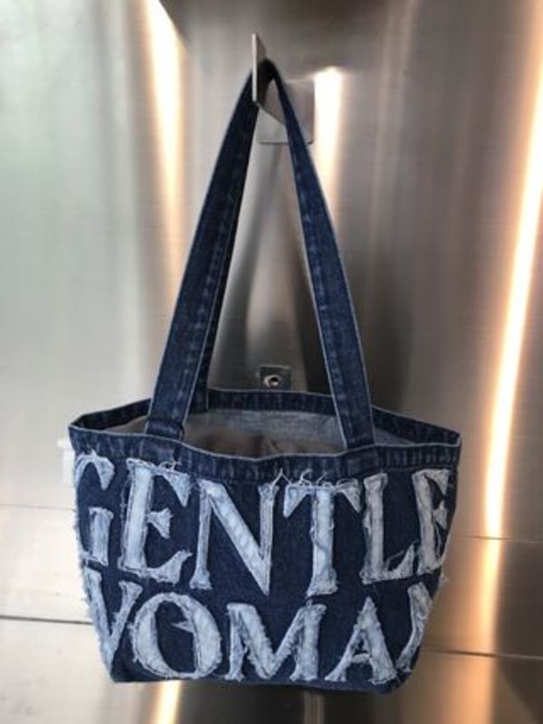 GENTLEWOMAN  デニムトートバッグ(中くらいのサイズ)