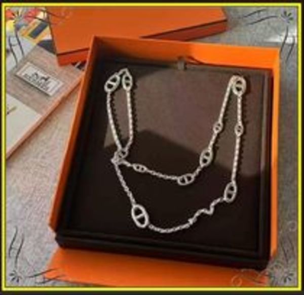 【HERMES】エルメス ファランドール ロングネックレス 120