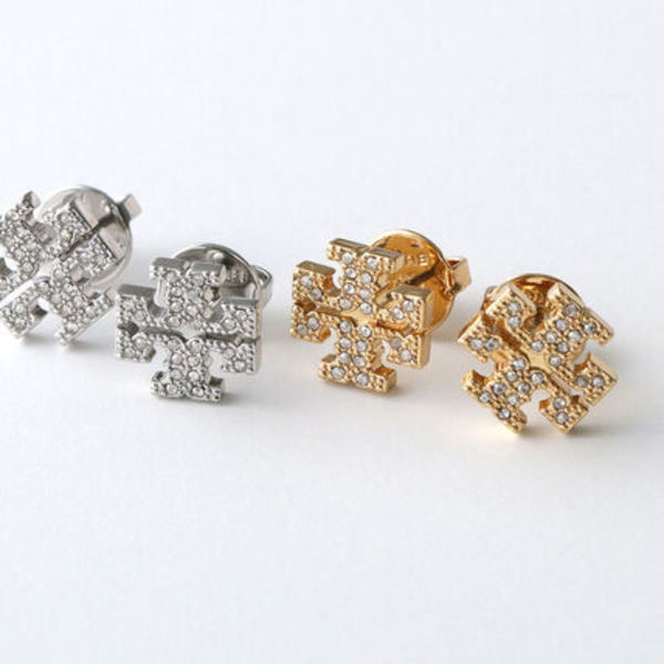 TORY BURCH ピアス KIRA PAVE STUD EARRING 53423
