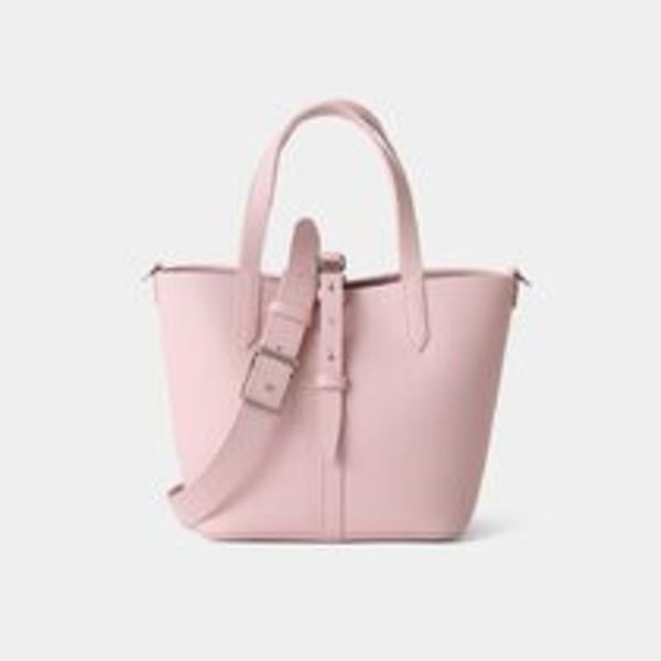 【Charles&Keith】Beryl Double-Handle Belted Bucket Bag