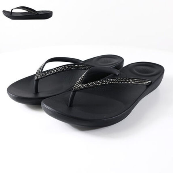 FITFLOP サンダル IQUSHION Sparkle トングサンダル R08-001