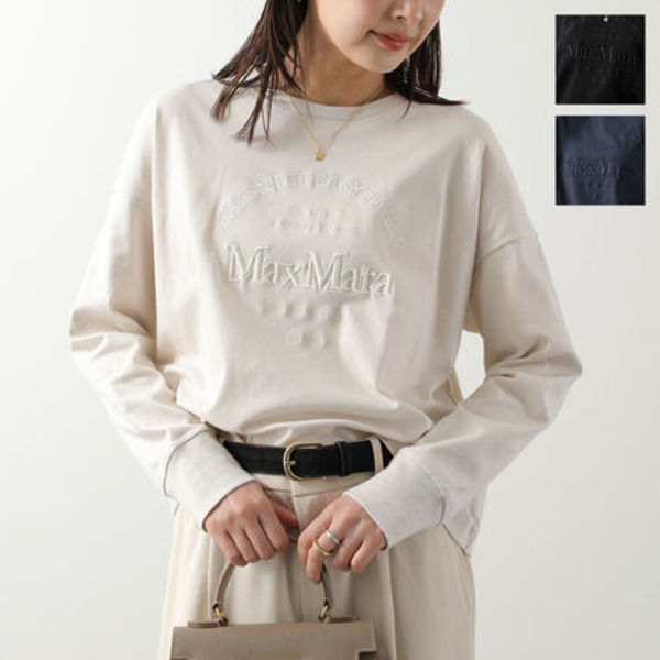 S MAX MARA カットソー RUGIADA 長袖 ロンT ロゴ