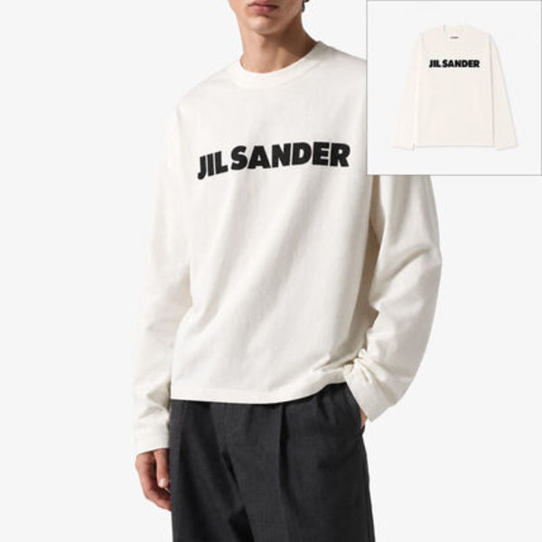 ★JIL SANDER★ ジルサンダー ロゴ長袖Tシャツ J22GC0136 J45047