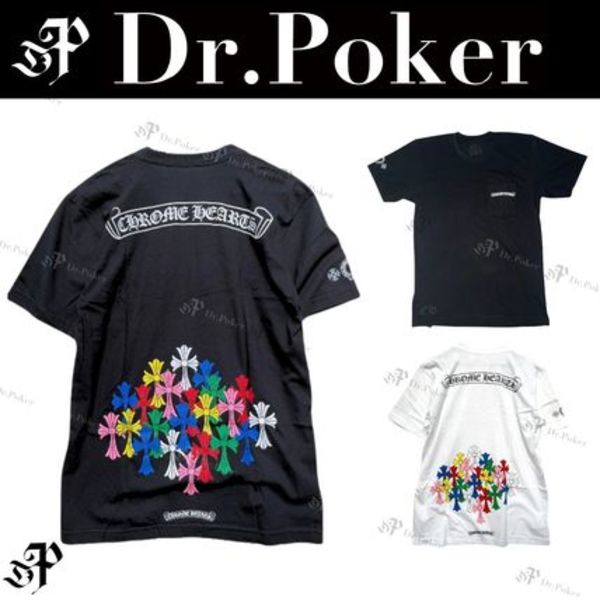 CHROME HEARTS マルチカラー セメタリー クロス Tシャツ TEE