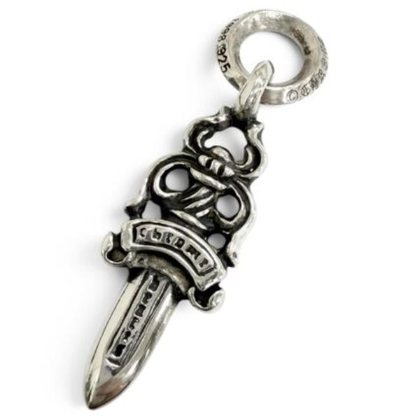 美品 CHROME HEARTS 5 DAGGER ダガー ペンダントトップ SV925