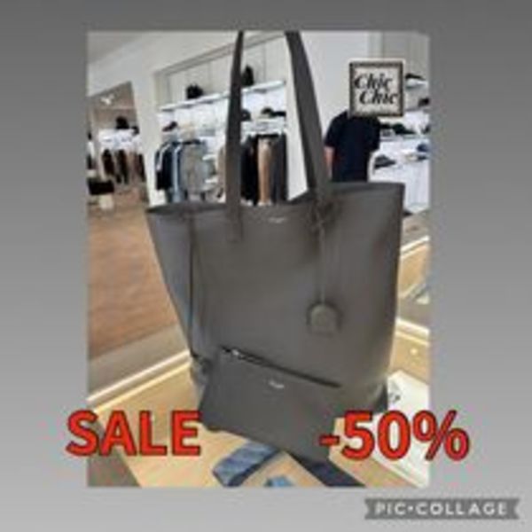 SAEL-50%OFF!【SAINT LAURENT】676657 レザー トートバッグ