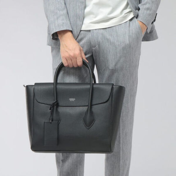 Salvatore Ferragamo ブリーフバッグ ロゴ レザー 2WAY