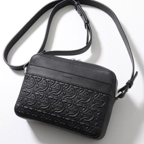 FERRAGAMO ショルダーバッグ 24 1363 レザー ガンチーニ