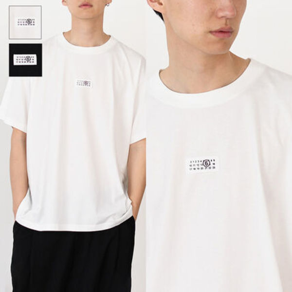 【国内即発】MM6 ナンバーロゴ コットンTシャツ