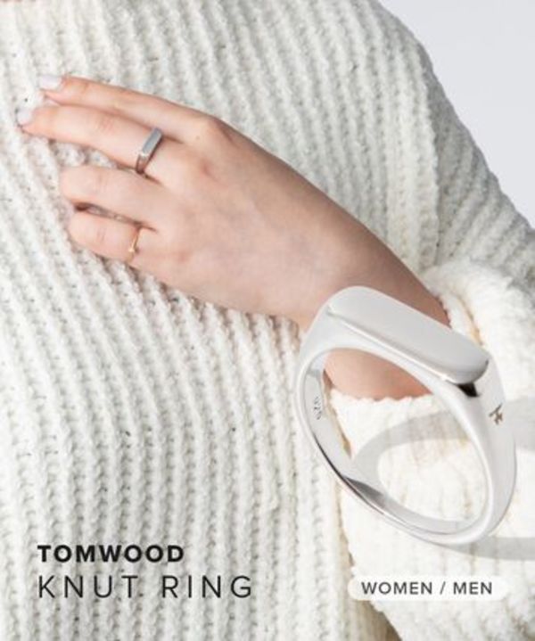 TOM WOOD 100572 R75SHNA01 S925 リング Knut Ring