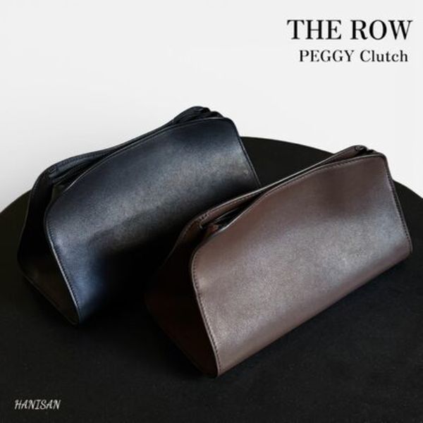 関税送料込 The Row Peggyレザー製 クラッチバッグ