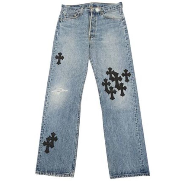 極美品 CHROME HEARTS Levis 501 デニムパンツ 32インチ